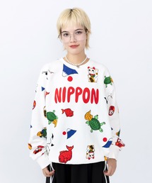 【新サイズ】NIPPON総柄スウェット