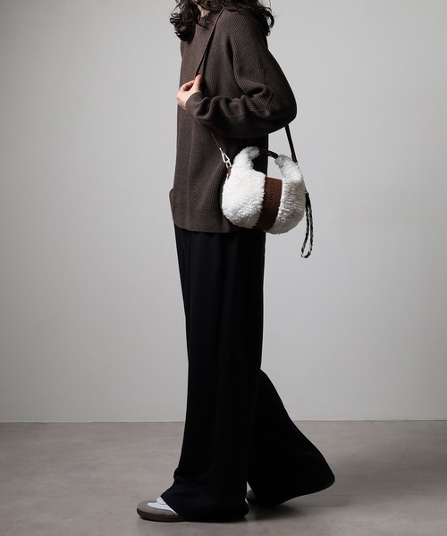 HUNTER ブークレ ミニ クロスボディ（ボディバッグ/ウエストポーチ