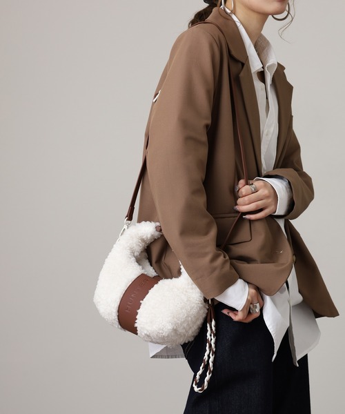 HUNTER ブークレ ミニ クロスボディ（ボディバッグ/ウエストポーチ