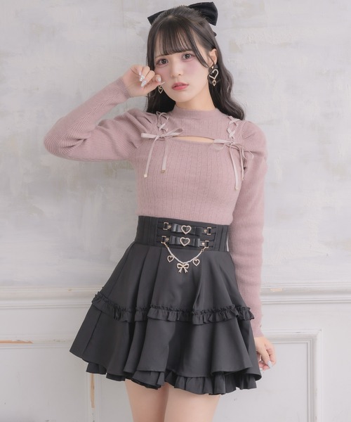 ROJITA ウエストリボンデザインスカート ウエストリボンデザインスカート（スカート）｜ROJITA（ロジータ）の