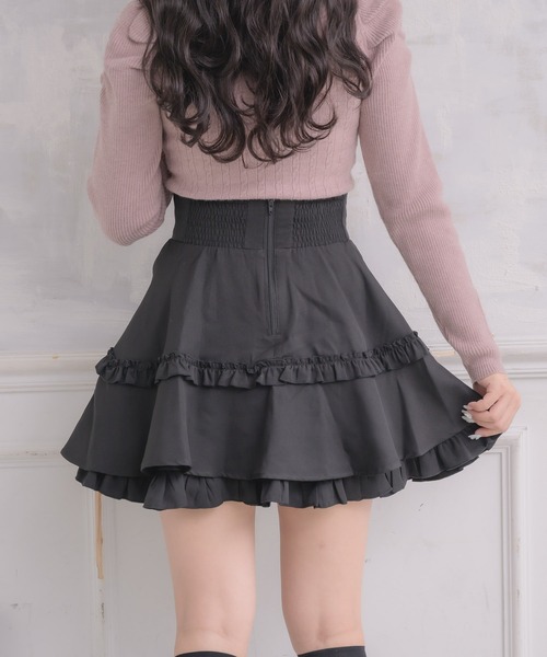 ROJITA（ロジータ）の「ウエストリボンデザインスカート（スカート・レディース・ピンク/ホワイト/ブラック・FREE）」の22枚目の写真