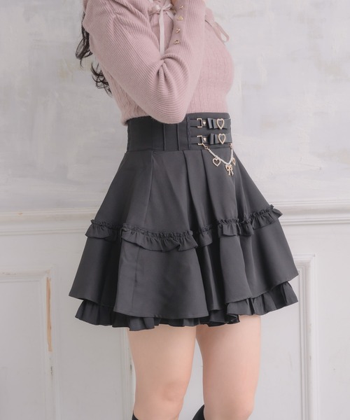 ROJITA（ロジータ）の「ウエストリボンデザインスカート（スカート・レディース・ピンク/ホワイト/ブラック・FREE）」の11枚目の写真