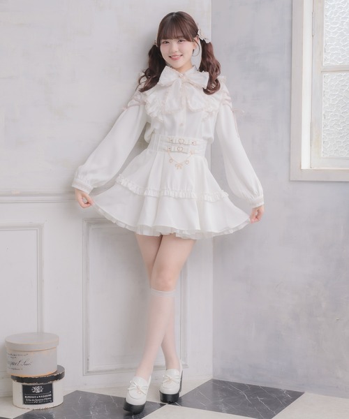 ROJITA（ロジータ）の「ウエストリボンデザインスカート（スカート・レディース・ピンク/ホワイト/ブラック・FREE）」の15枚目の写真