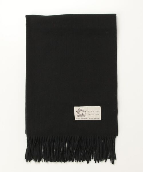 THEATRE PRODUCTS(シアタープロダクツ)の「THEATRE PRODUCTS シンボルマークタグストール(ストール/ショール・レディース・ブラック/サックスブルー/グレイッシュベージュ・FREE)」の15枚目の写真