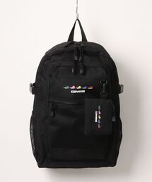 【CONVERSE/コンバース】【取り外しポーチ付・30L】スニーカープリント バックパック 大容量リュック PCスリーブ