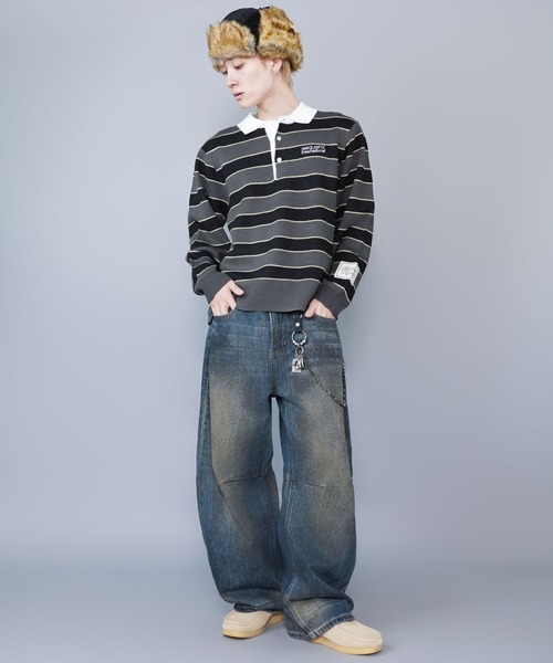 SPINNS(スピンズ)の「2WAYコーデュロイフライトキャップ/防寒/耳当て付き/アビエーター棒/ユニセックス(キャップ・メンズ・ホワイト/ブラック/ピンク・ONESIZE)」の8枚目の写真