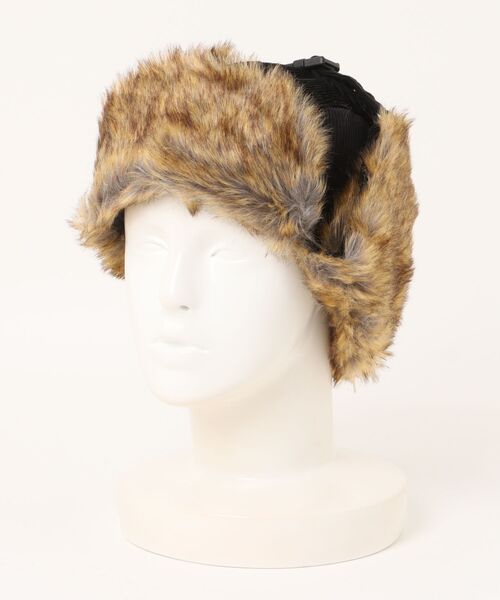 SPINNS(スピンズ)の「2WAYコーデュロイフライトキャップ/防寒/耳当て付き/アビエーター棒/ユニセックス(キャップ・メンズ・ホワイト/ブラック/ピンク・ONESIZE)」の13枚目の写真