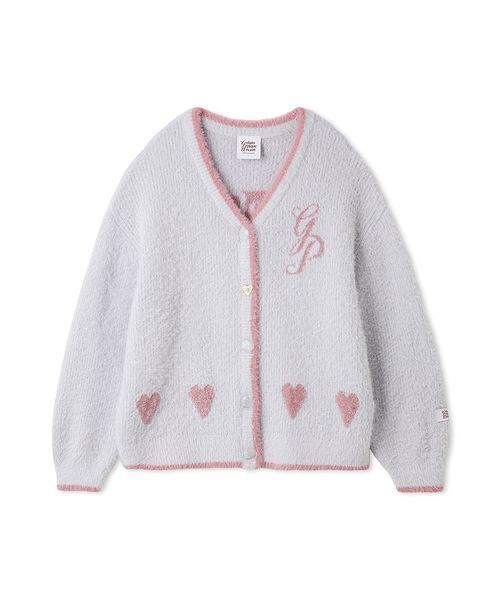 ラメフェザーカーディガン(ルームウェア/パジャマ)|gelato pique ラメフェザーカーディガン(ルームウェア/パジャマ)|gelato pique