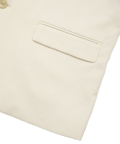 AMERICAN HOLIC(アメリカンホリック)の「BIGサイズテーラージャケット(テーラードジャケット・レディース・アイボリー/ブラウン・FREE)」の13枚目の写真