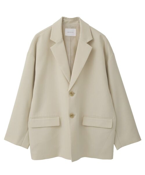 AMERICAN HOLIC(アメリカンホリック)の「BIGサイズテーラージャケット(テーラードジャケット・レディース・アイボリー/ブラウン・FREE)」の18枚目の写真