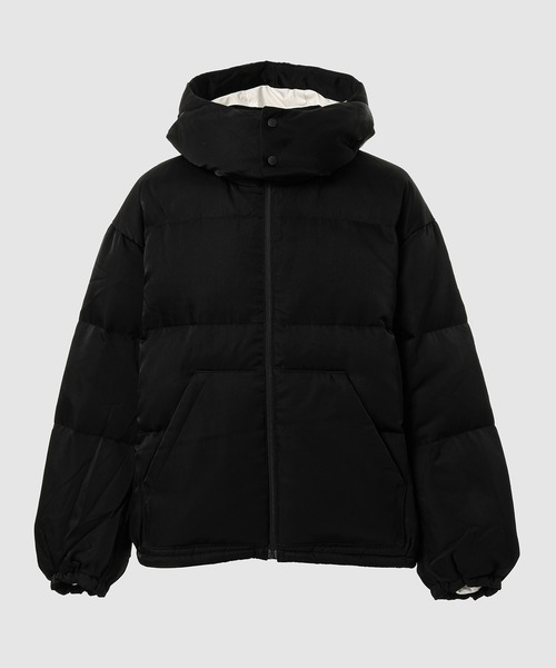 DIGAWEL(ディガウェル)の「Hoodie puffer jacket(F/CE.×DIGAWEL)(ダウンジャケット/コート・メンズ・グリーン/ブラック・2(M))」の2枚目の写真