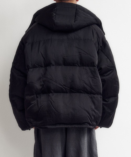 DIGAWEL(ディガウェル)の「Hoodie puffer jacket(F/CE.×DIGAWEL)(ダウンジャケット/コート・メンズ・グリーン/ブラック・2(M))」の7枚目の写真
