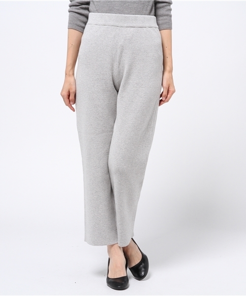 Kastane（カスタネ）の「ミラノリブニットパンツ（その他パンツ・レディース・グレー/ネイビー・FREE）」の12枚目の写真