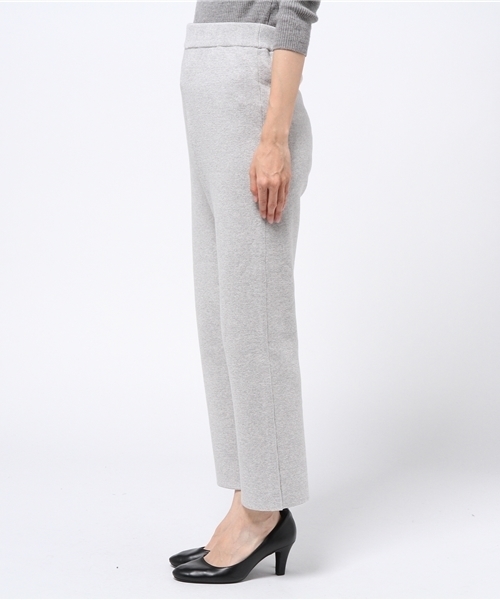 Kastane（カスタネ）の「ミラノリブニットパンツ（その他パンツ・レディース・グレー/ネイビー・FREE）」の4枚目の写真