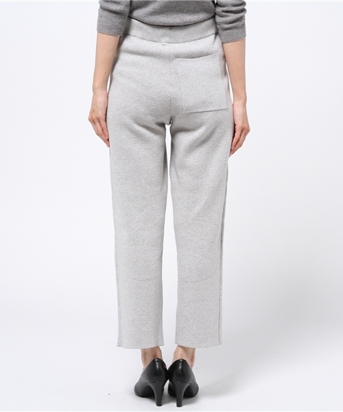 Kastane（カスタネ）の「ミラノリブニットパンツ（その他パンツ・レディース・グレー/ネイビー・FREE）」の5枚目の写真