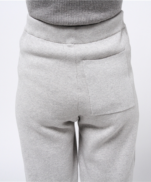 Kastane（カスタネ）の「ミラノリブニットパンツ（その他パンツ・レディース・グレー/ネイビー・FREE）」の7枚目の写真