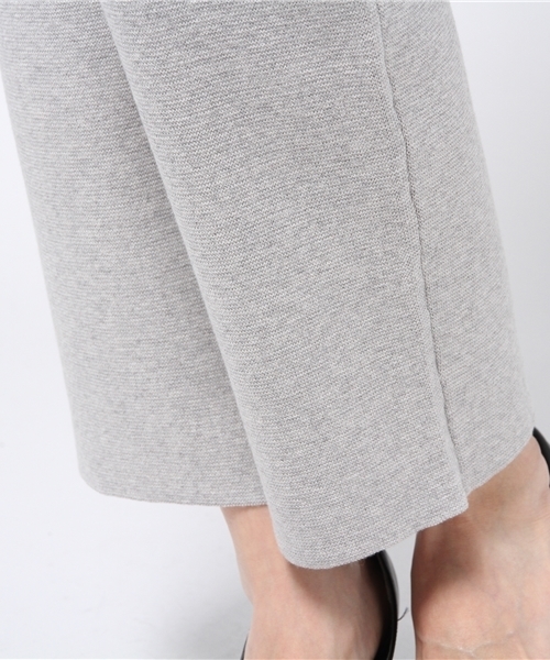 Kastane（カスタネ）の「ミラノリブニットパンツ（その他パンツ・レディース・グレー/ネイビー・FREE）」の9枚目の写真