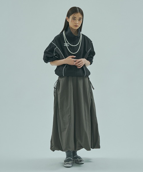 ROSE BUD(ローズバッド)の「BALLOON SKIRT(スカート・レディース・ホワイト/チャコールグレー・ONE SIZE)」の13枚目の写真