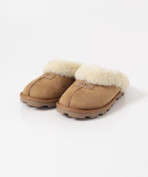 UGG(アグ)の「UGG COQUETTE(スリッポン・レディース・キャメル・23/24/25)」の1枚目の写真