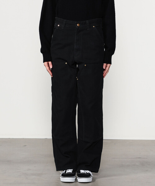 orSlow（オアスロウ）の「orSlow | 〈別注〉 DOUBLE KNEE WORK PANTS WOMEN（その他パンツ・レディース・ブラック・00/0）」の7枚目の写真