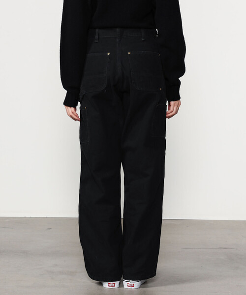 orSlow（オアスロウ）の「orSlow | 〈別注〉 DOUBLE KNEE WORK PANTS WOMEN（その他パンツ・レディース・ブラック・00/0）」の9枚目の写真