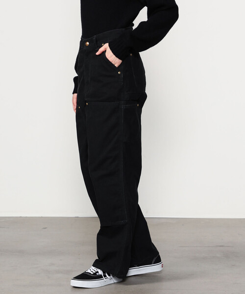 orSlow（オアスロウ）の「orSlow | 〈別注〉 DOUBLE KNEE WORK PANTS WOMEN（その他パンツ・レディース・ブラック・00/0）」の10枚目の写真