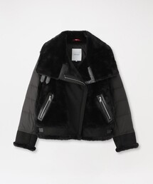 LOVELESS | ファーコンビライダースダウン(ブルゾン)