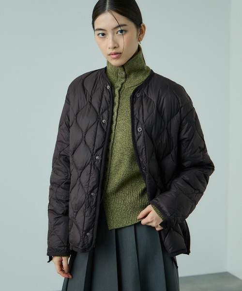 TAION ダブルジップダウンジャケット≪手洗い可能≫（ダウンジャケット