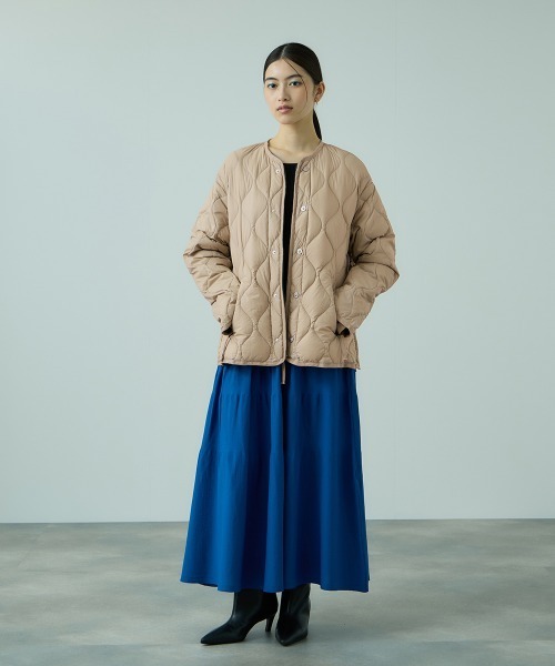 TAION ダブルジップダウンジャケット≪手洗い可能≫（ダウンジャケット