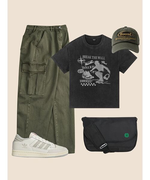 TRILLION(トリリオン)の「スケートボード ピグメント グラフィック 半袖 Tシャツ (CHARCOAL)(Tシャツ/カットソー・レディース・その他・MEDIUM/LARGE/X-LARGE)」の7枚目の写真