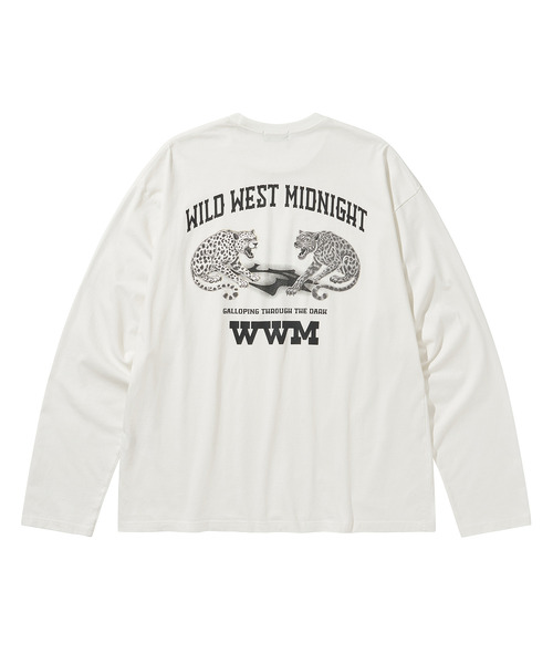 LIBERE(リベーレ)の「LIBERE リベーレ / MIDNIGHT GALLOP LONGSLEEVE ミッドナイトギャロップロンT / 255218-255219(Tシャツ/カットソー・メンズ・ホワイト/チャコール・SMALL/MEDIUM/LARGE)」の7枚目の写真