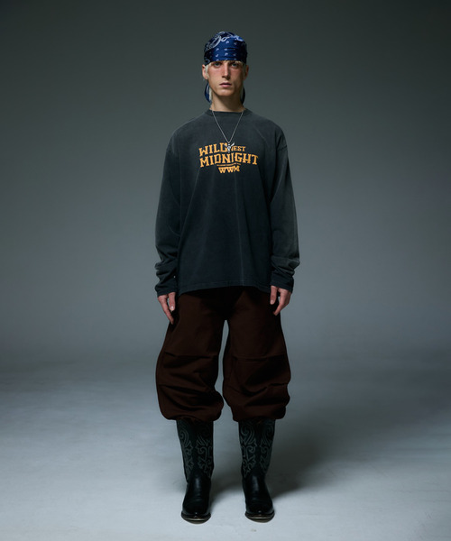 LIBERE(リベーレ)の「LIBERE リベーレ / MIDNIGHT GALLOP LONGSLEEVE ミッドナイトギャロップロンT / 255218-255219(Tシャツ/カットソー・メンズ・ホワイト/チャコール・SMALL/MEDIUM/LARGE)」の13枚目の写真