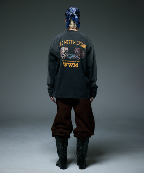 LIBERE(リベーレ)の「LIBERE リベーレ / MIDNIGHT GALLOP LONGSLEEVE ミッドナイトギャロップロンT / 255218-255219(Tシャツ/カットソー・メンズ・ホワイト/チャコール・SMALL/MEDIUM/LARGE)」の15枚目の写真