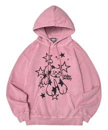 PIGMENT STAR GOYANGI HOODIE / ピグメント スター キャットデザインパーカー