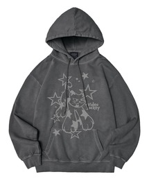 PIGMENT STAR GOYANGI HOODIE / ピグメント スター キャットデザインパーカー