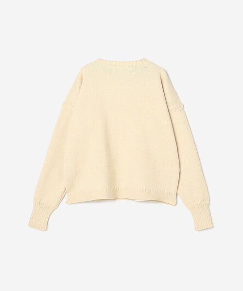 Le Tricoteur | クロップド ガンジーセーター WOMEN（ニット/セーター