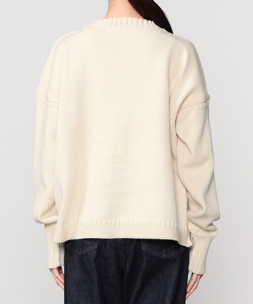 新品♡タグ付♡ロージーモンスター♡ケーブルジップニット♡白 セール】ダブルジップニットカーディガントップス（カーディガン