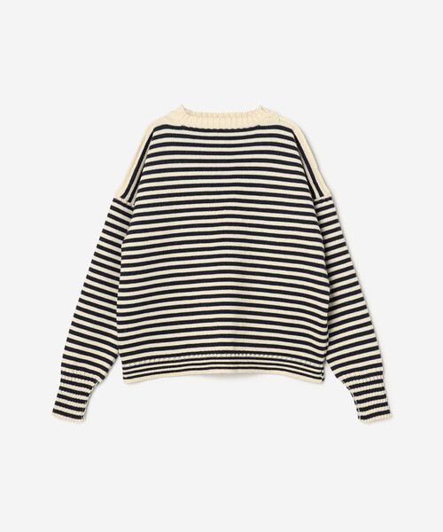 Le Tricoteur（ルトリコチュール）の「Le Tricoteur | クロップド ガンジーセーター WOMEN（ニット/セーター・レディース・ブルー系その他5/Nat・50）」の17枚目の写真