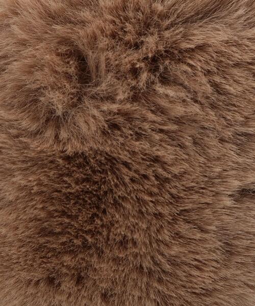 SHOO・LA・RUE（シューラルー）の「【折りたたみ】フェイクファーイヤマフ（イヤーマフ・レディース・チャコールグレー/ベージュ/ブラウン系・00）」の7枚目の写真