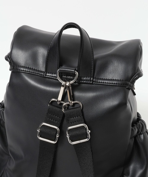 HEREIAM(ヘレイアム)の「【HEREIAM】Y2Kムード!Weeミニリュック(フェイクレザー)(バックパック/リュック・レディース・ブラック・FREE)」の12枚目の写真