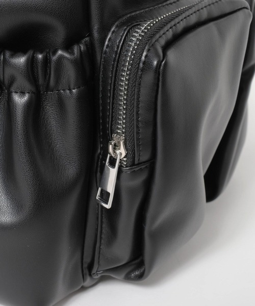 HEREIAM(ヘレイアム)の「【HEREIAM】Y2Kムード!Weeミニリュック(フェイクレザー)(バックパック/リュック・レディース・ブラック・FREE)」の21枚目の写真