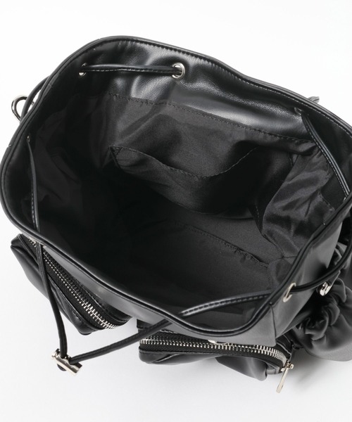 HEREIAM(ヘレイアム)の「【HEREIAM】Y2Kムード!Weeミニリュック(フェイクレザー)(バックパック/リュック・レディース・ブラック・FREE)」の22枚目の写真