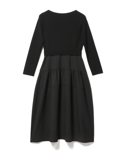 ESTNATION（エストネーション）の「ESTNATION / 布帛コンビワンピース（ワンピース・レディース・ブラック/オリーブ・FREE）」の7枚目の写真