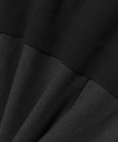 ESTNATION（エストネーション）の「ESTNATION / 布帛コンビワンピース（ワンピース・レディース・ブラック/オリーブ・FREE）」の9枚目の写真