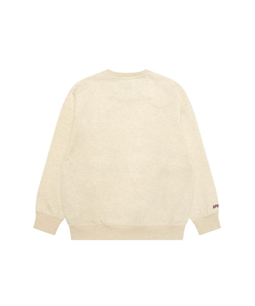 AAPE BY A BATHING APE（エーエイプバイアベイシングエイプ）の「AAPE CREW NECK SWEAT（スウェット・レディース・アイボリー・X-SMALL/XX-SMALL）」の6枚目の写真
