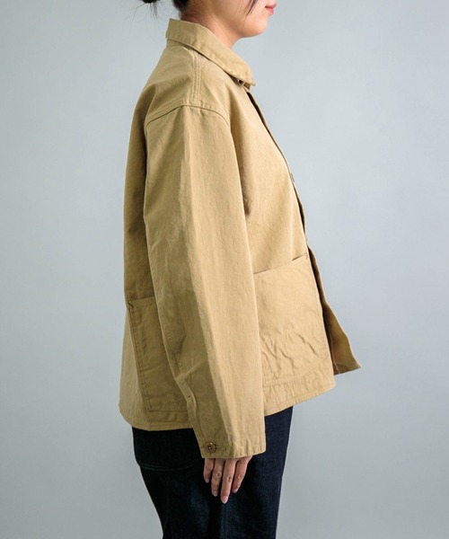 OMNIGOD（オムニゴッド）の「[OMNIGOD womens / オムニゴッド] 12ozムラ糸セルヴィッジチノ カバーオール（カバーオール・レディース・ベージュ・0）」の11枚目の写真