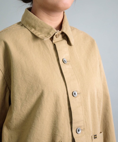 OMNIGOD（オムニゴッド）の「[OMNIGOD womens / オムニゴッド] 12ozムラ糸セルヴィッジチノ カバーオール（カバーオール・レディース・ベージュ・0）」の13枚目の写真