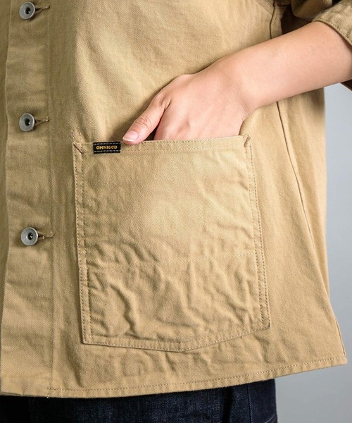 OMNIGOD（オムニゴッド）の「[OMNIGOD womens / オムニゴッド] 12ozムラ糸セルヴィッジチノ カバーオール（カバーオール・レディース・ベージュ・0）」の14枚目の写真