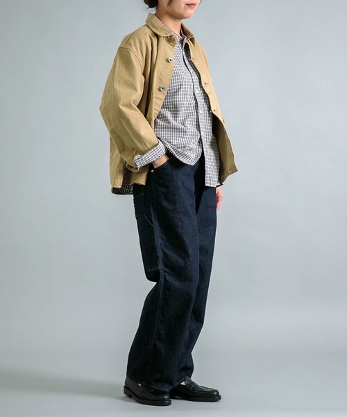 OMNIGOD（オムニゴッド）の「[OMNIGOD womens / オムニゴッド] 12ozムラ糸セルヴィッジチノ カバーオール（カバーオール・レディース・ベージュ・0）」の20枚目の写真