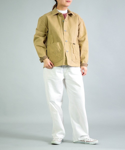 OMNIGOD（オムニゴッド）の「[OMNIGOD womens / オムニゴッド] 12ozムラ糸セルヴィッジチノ カバーオール（カバーオール・レディース・ベージュ・0）」の21枚目の写真